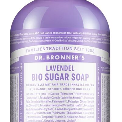 Lavender - ORGANIC SUGAR SOAP - 710 ml
