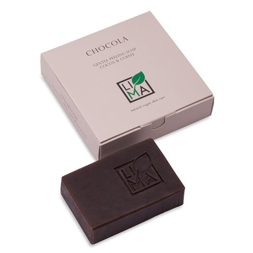 Chocola peeling soap with thermal water