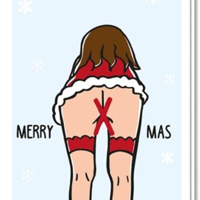 Cartolina di Natale | Signora sexy
