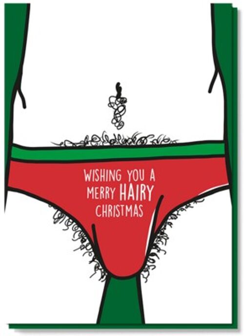 Christmas card | Hairy Man