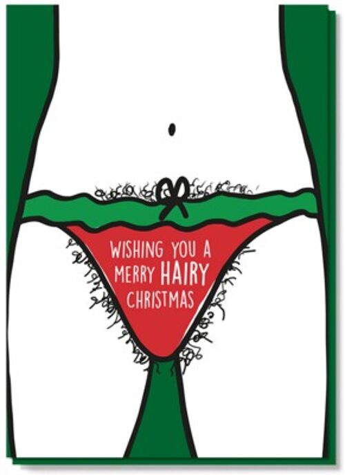 Christmas card | Hairy Woman