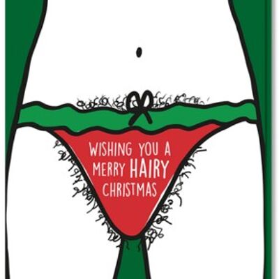 Christmas card | Hairy Woman