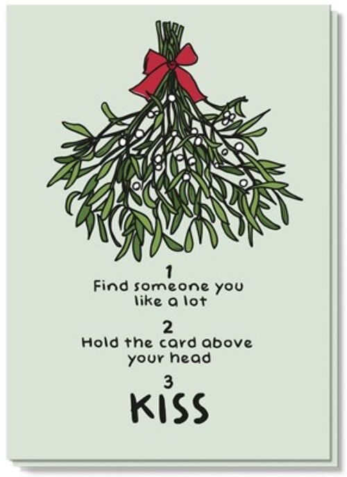 Christmas card | Mistletoe
