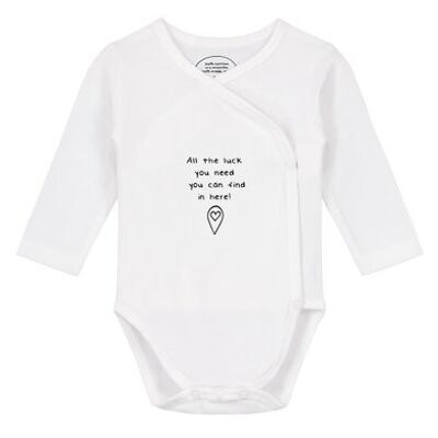 Text baby romper