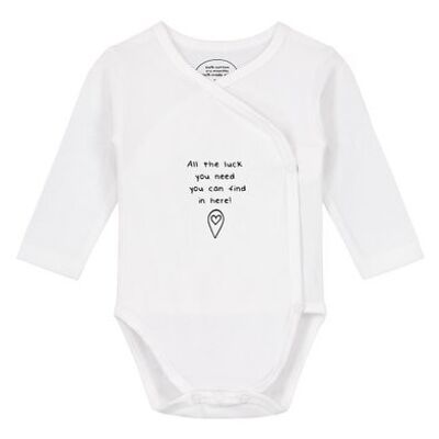 Text baby bodysuit
