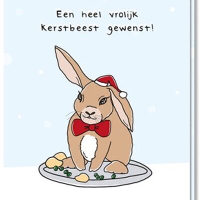 Christmas card | rabbit