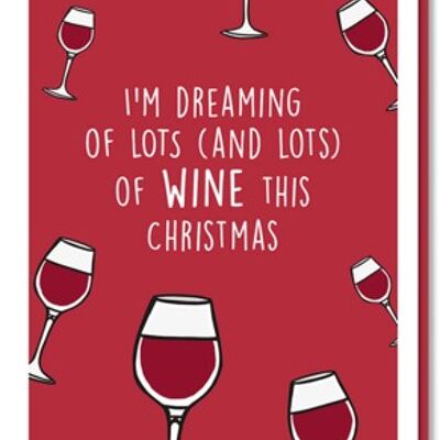 Christmas card | Red wine