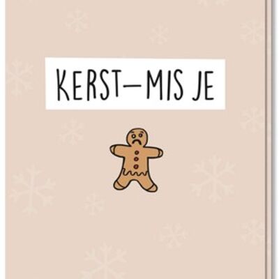 Christmas card | miss you