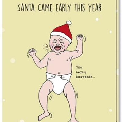 Weihnachtskarte | Baby