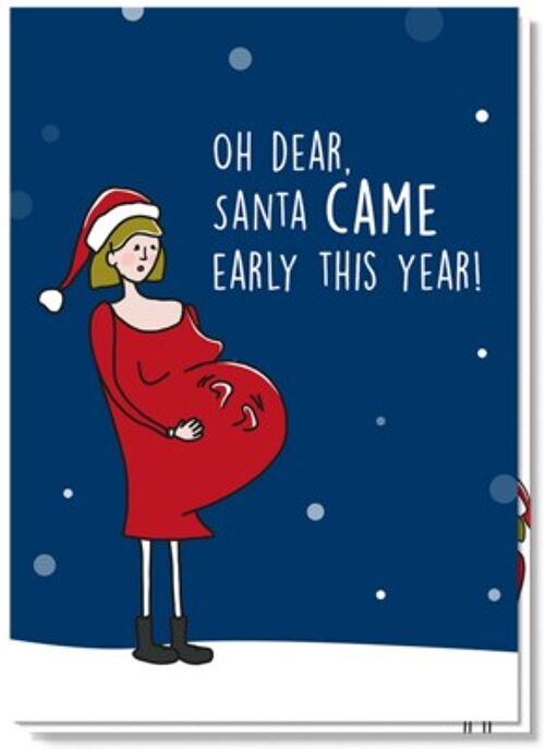 Christmas card | Pregnant