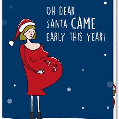 Christmas card | Pregnant