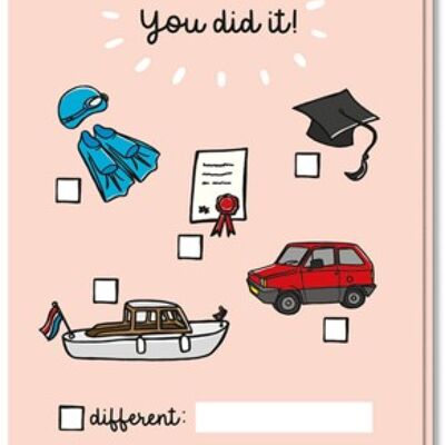 Successful card | You did it