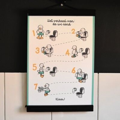 potty training poster | A D