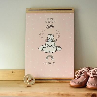 Affiche anniversaire Licorne