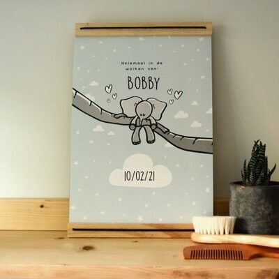 Birthposter Elephant