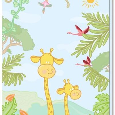 Cheerful animal card