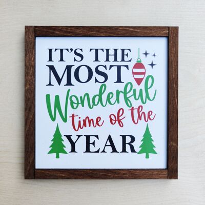 Christmas Wood sign