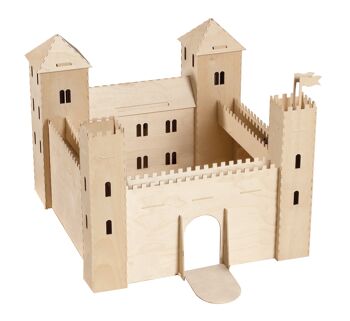 Kit en bois puzzle 3D château de chevalier 1