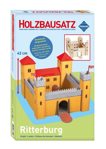 Kit en bois puzzle 3D château de chevalier 2