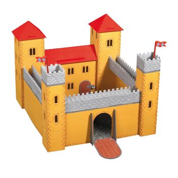 Kit en bois puzzle 3D château de chevalier 3
