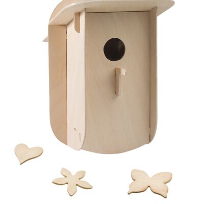 Wooden kit 3D puzzle nest box