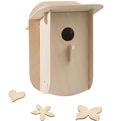 Wooden kit 3D puzzle nest box
