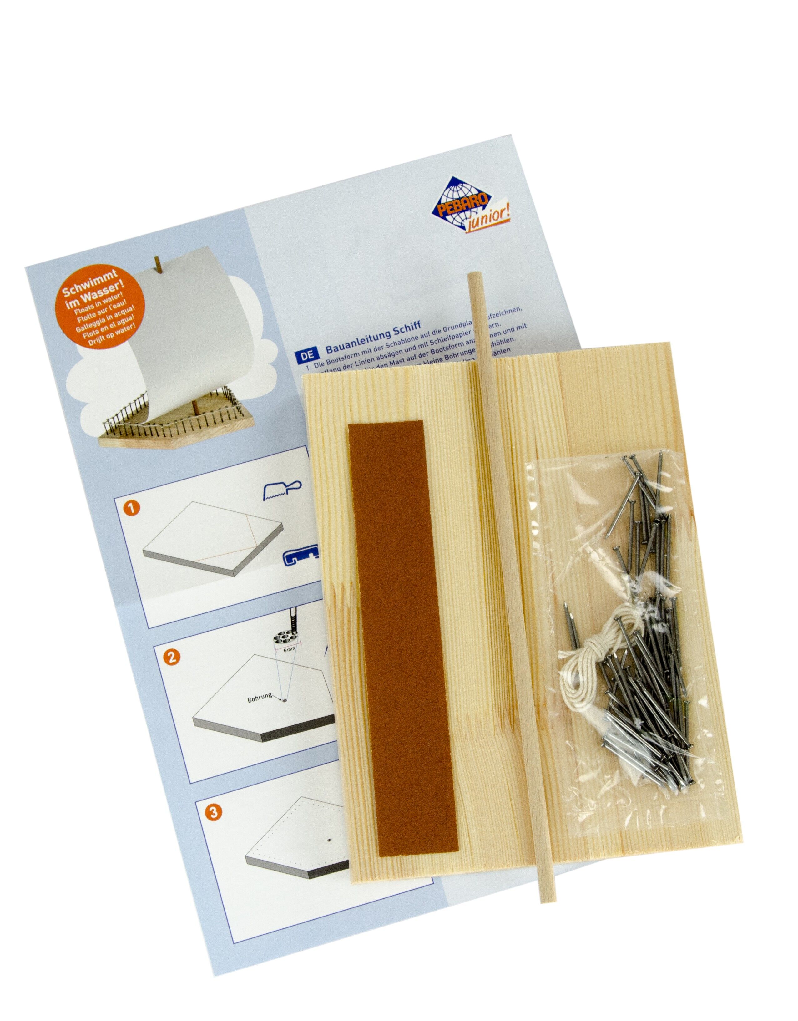 Set da costruzione in legno nave 468