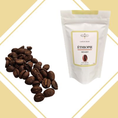 Granos de café - Etiopía Sidamo