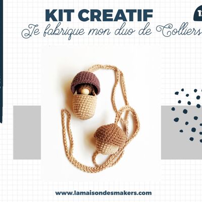 Kit creativo: Mis collares de ganchillo