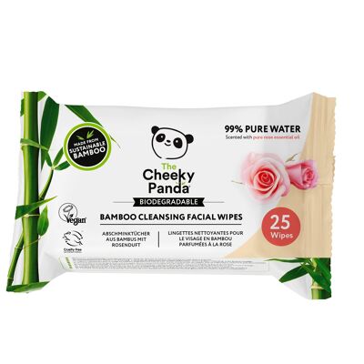 Salviette per il viso biodegradabili | 24 Confezioni - Rosa
