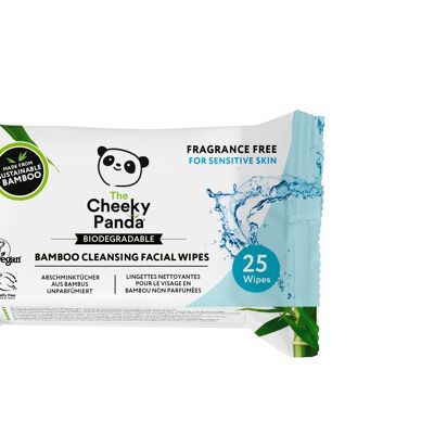 Toallitas faciales biodegradables | 24 paquetes - Sin perfume