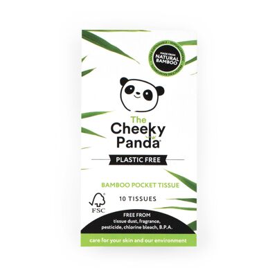 Plastic Free Bamboo Pocket Tissues Singles | 96 Packs