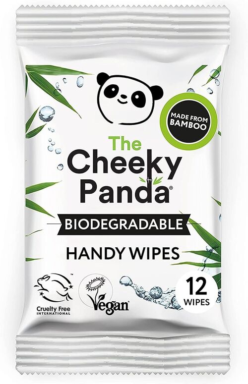 Biodegradable Handy Wipes Display Box | 72 Single Packs