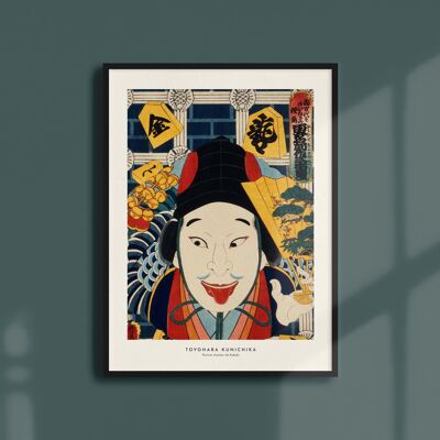 Affiche 30x40 - Portrait d'acteur de Kabuki - 2