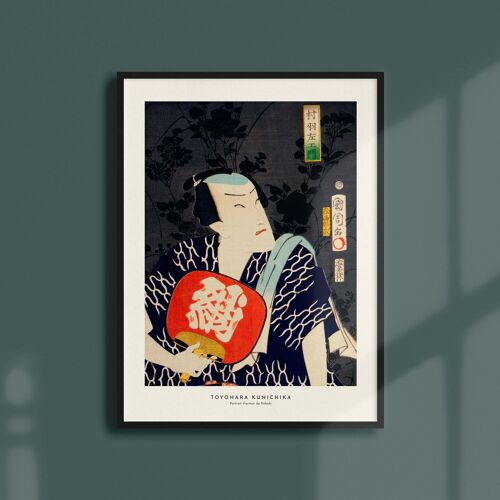 Affiche 30x40 - Portrait d'acteur de Kabuki - 6
