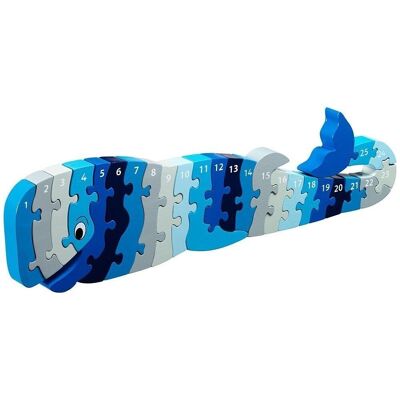 Whale 1-25 jigsaw