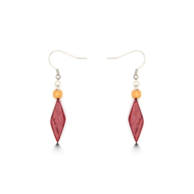 Nefertari Holzohrringe