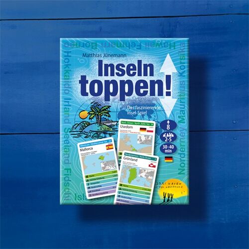 Inseln toppen! – Stich-Kartenspiel ab 8 Jahren, mit vielen interessanten Infos zu Inseln der Welt