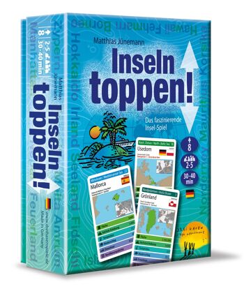 Les meilleures îles ! – Jeu de cartes astucieux pour les 8 ans et plus, avec de nombreuses informations intéressantes sur les îles du monde entier 3