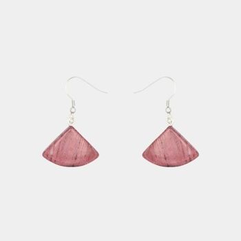 Boucles d'oreilles amarante Athena 3