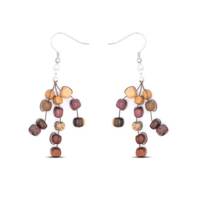 Perla wooden earrings