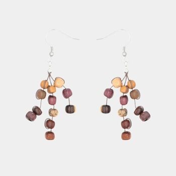 Boucles d'oreilles en bois Perla 3