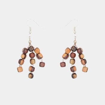 Boucles d'oreilles en bois Perla 4