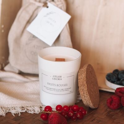 RED FRUIT scented vegetable candle