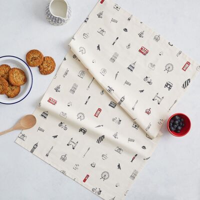 Simply London  Tea Towel