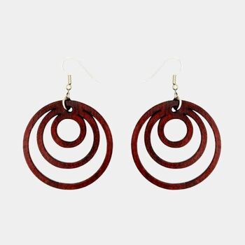 Boucles d'oreilles amarante Fabiene 4