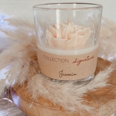 Jasmine scented candle