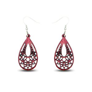 Boucles d'oreilles en amarante Eva