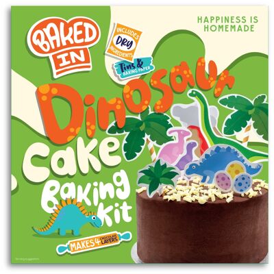 Kit de pastel de celebración de dinosaurios