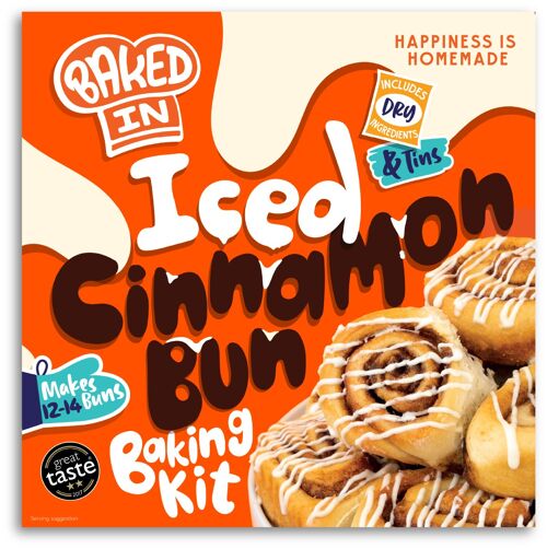 Iced Cinnamon Bun Baking Kit